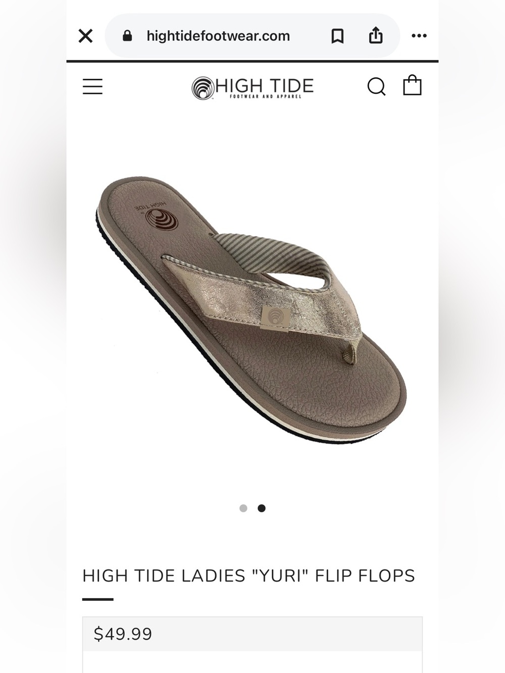 High Tide Yuri Flip Flops